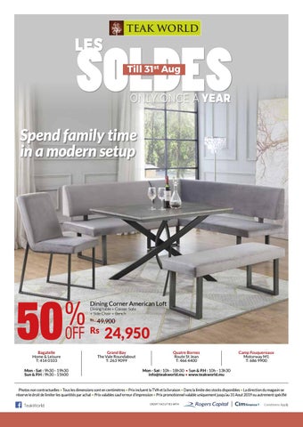 Teak World 家具目录 · Les Soldes 2019 | 第 24 页