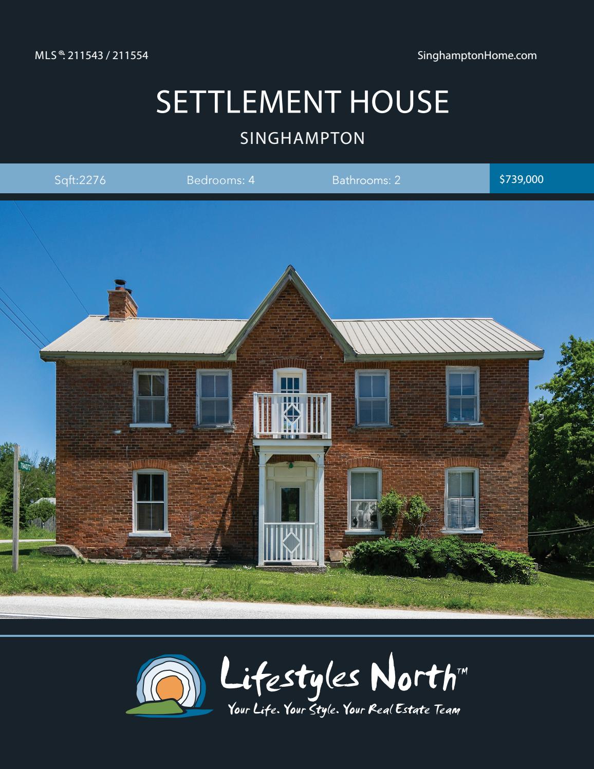 Settlement House, Singhampton by lifestylesnorth Issuu