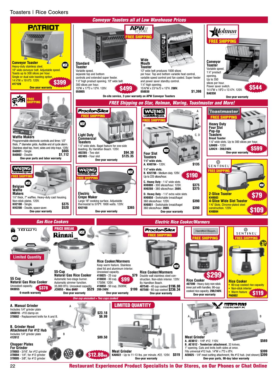 Fall 2019 Catalog by Restaurant Equippers Issuu