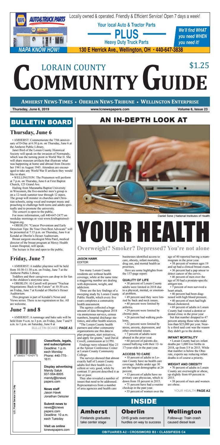 Lorain County Community Guide - June 6, 2019 by Lorain County Printing ...