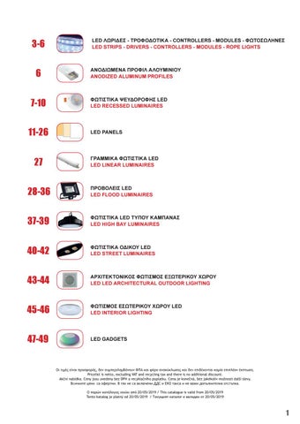 LED 灯饰 2019 目录 第 2 页