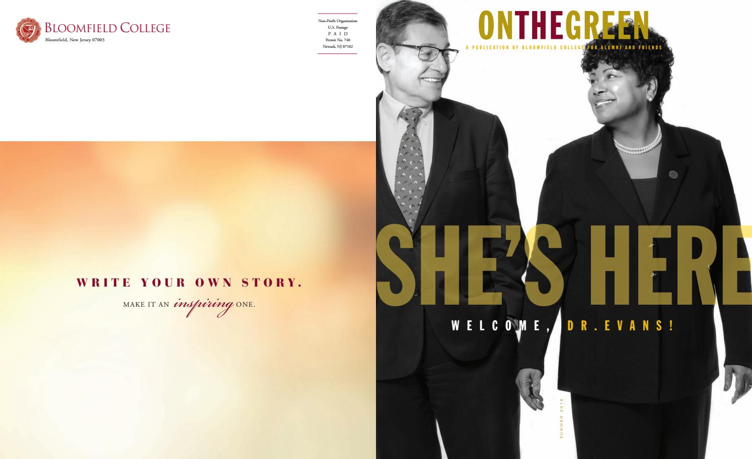 On The Green Summer 2019 by Bloomfield College - Issuu