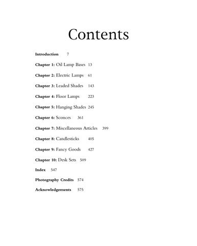 ACC Art Books 灯饰目录 · Tiffany Lamps and Metalware 第 3 页
