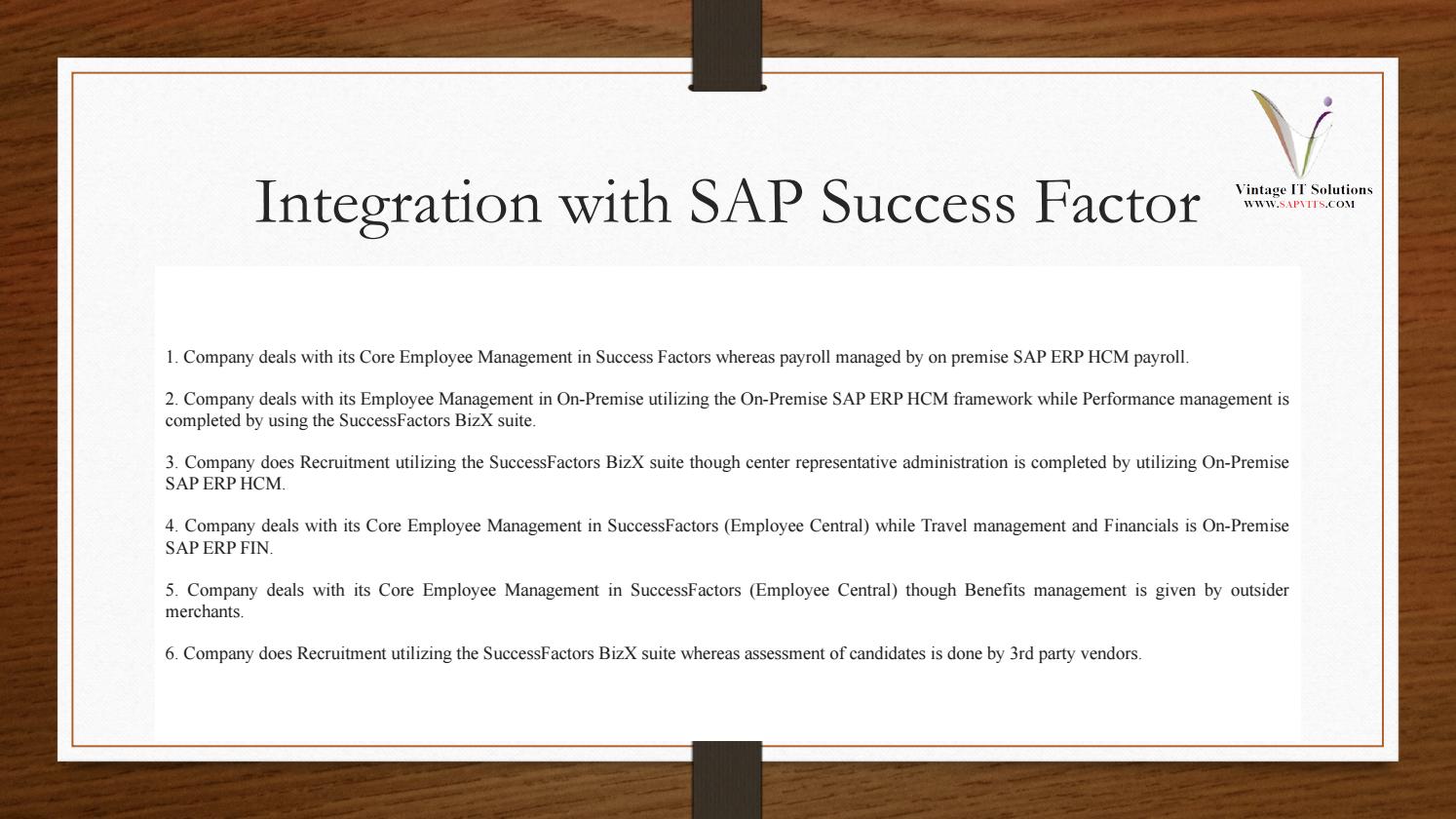 SAP Success Factors PPT By Shruti allentics Issuu