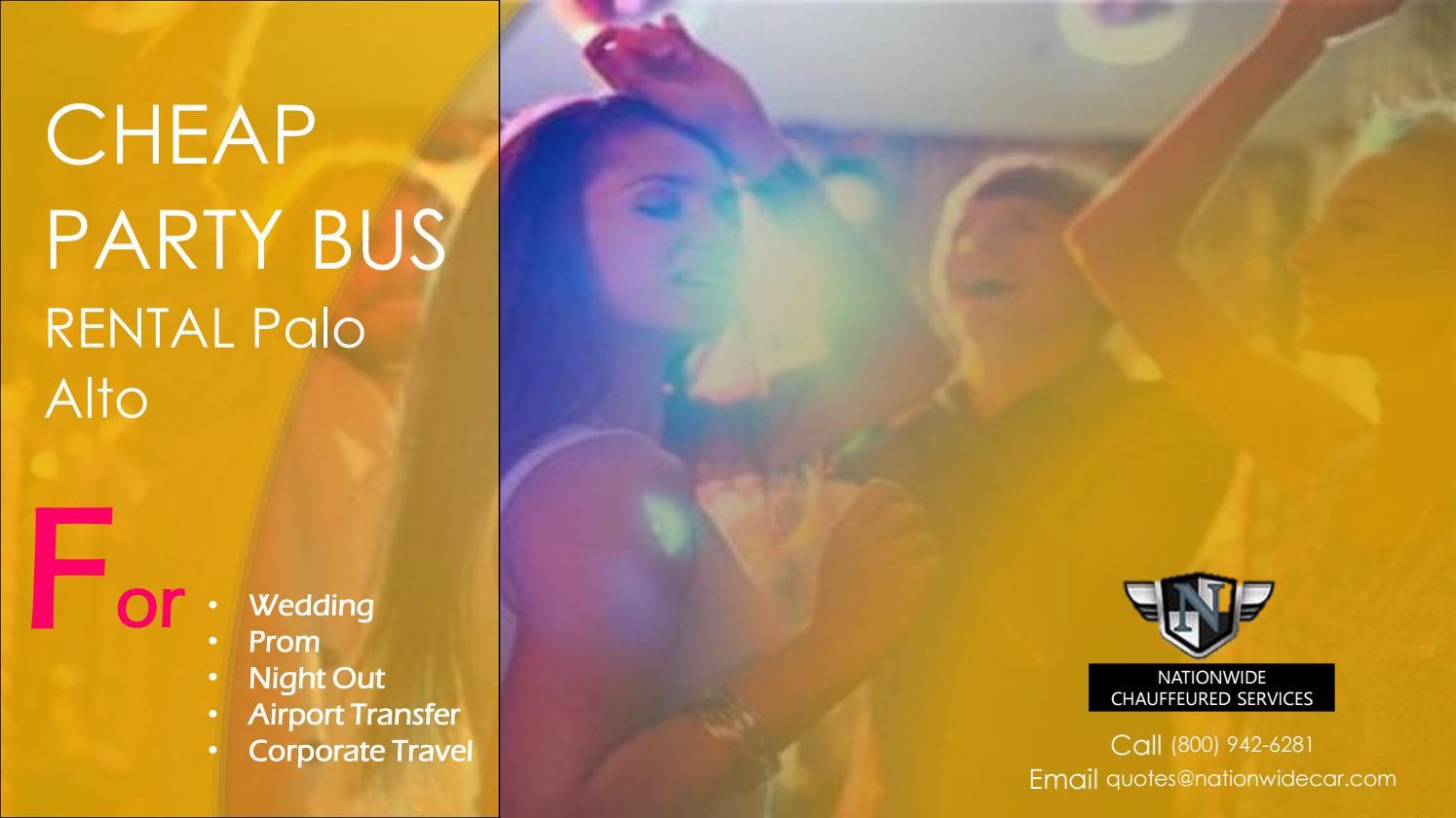 Party Bus Rental Palo Alto by Nationwidecar Issuu