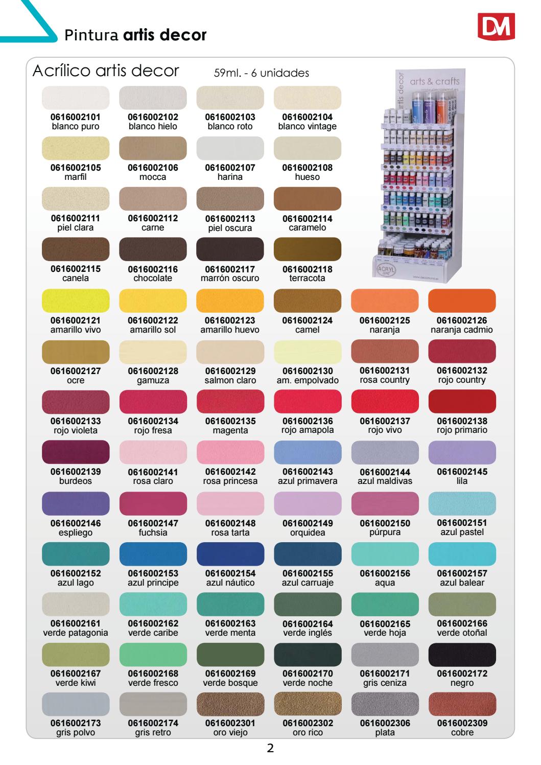 Catalogo 2017 02 artis decor pintura by Issuu