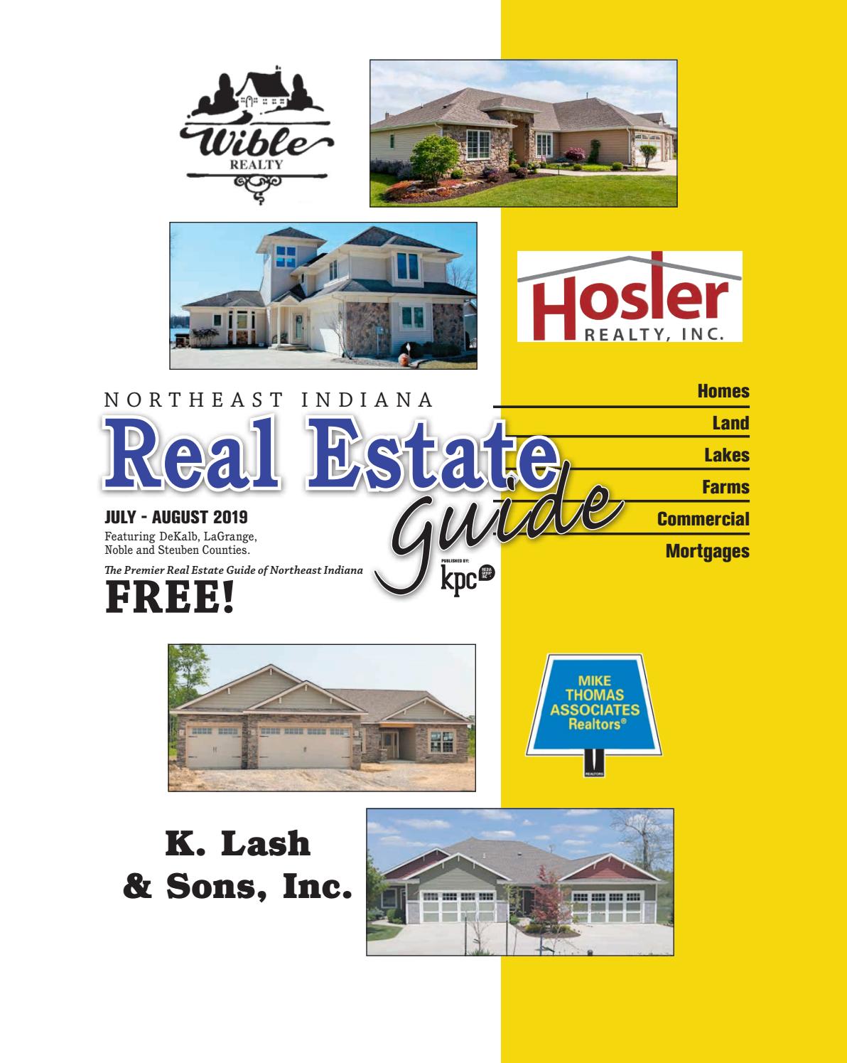 Northeast Indiana Real Estate Guide JulyAugust 2019 by KPC Media Group