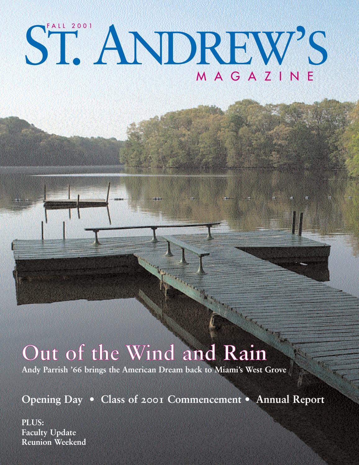 St Andrew S Magazine Fall 2001 By St Andrew S School Issuu