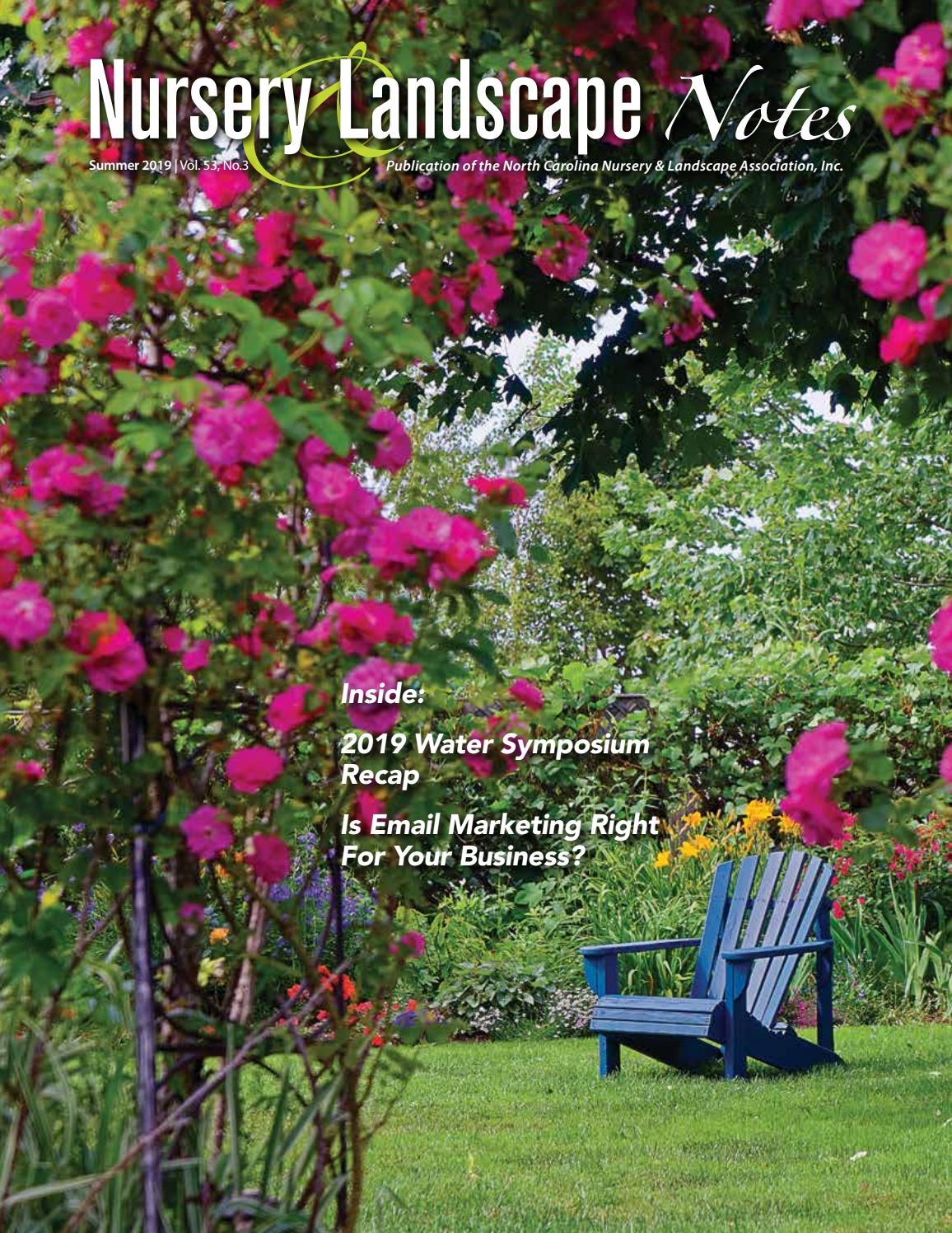 element landscaping wilmington nc on Nursery Landscape Notes Summer 2019 By North Carolina Nursery Landscape Association Issuu