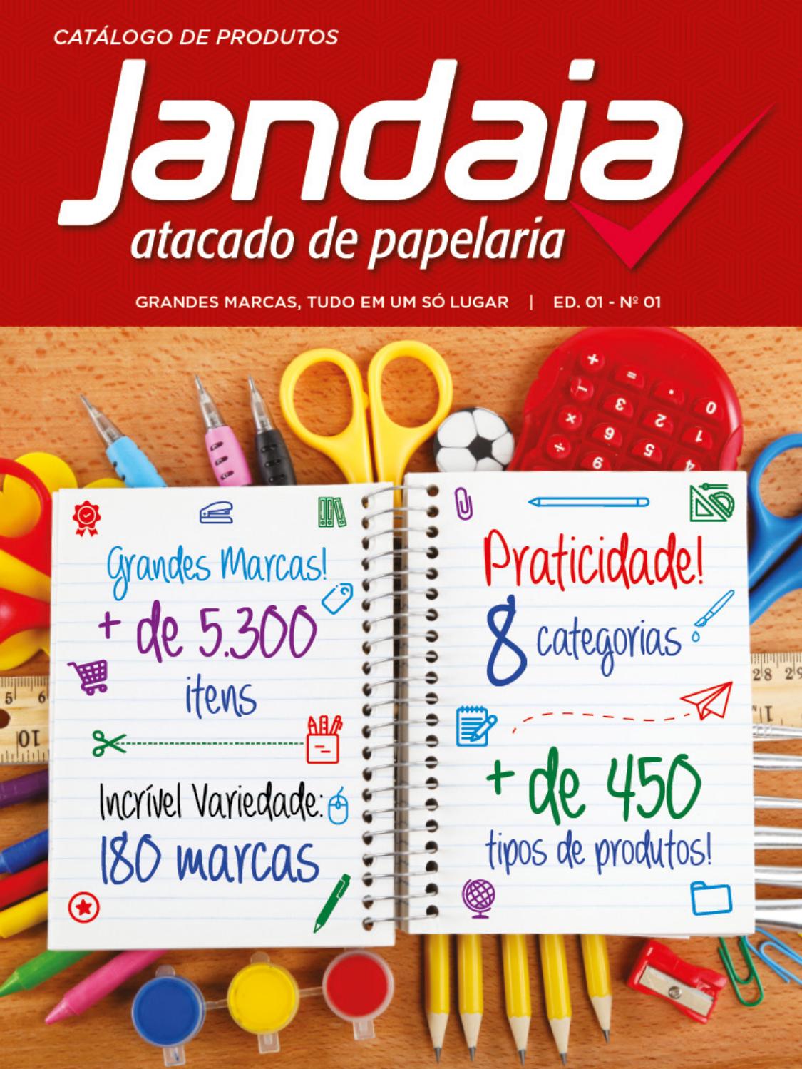 Catálogo de Produtos - Jandaia Atacado de Papelaria Ed 1 - OK by ...