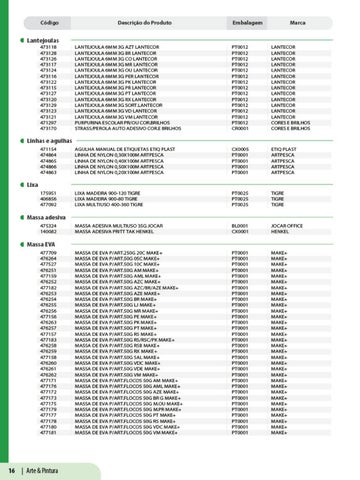 灯饰目录 德文 Produtos - Jandaia Atacado 德文 Papelaria Ed 1 - OK 第 16 页