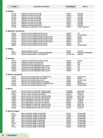 灯饰目录 德文 Produtos - Jandaia Atacado 德文 Papelaria Ed 1 - OK 第 8 页