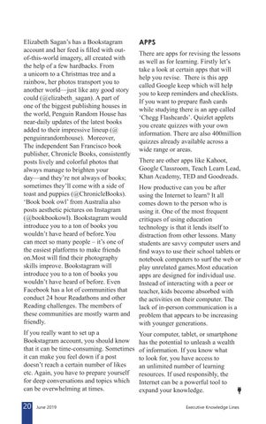 Executive Knowledge Lines June 2019 第 20 页