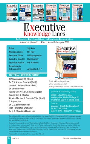Executive Knowledge Lines June 2019 第 6 页