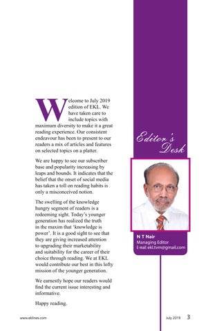 Executive Knowledge Lines July 2019 第 3 页