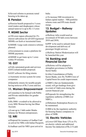 Executive Knowledge Lines July 2019 第 8 页