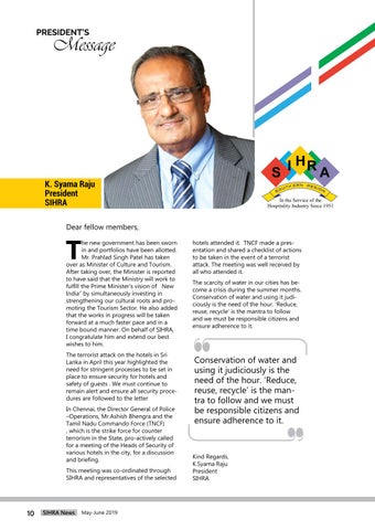 SIHRA News June 2019 第 10 页