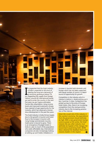 SIHRA News June 2019 第 13 页