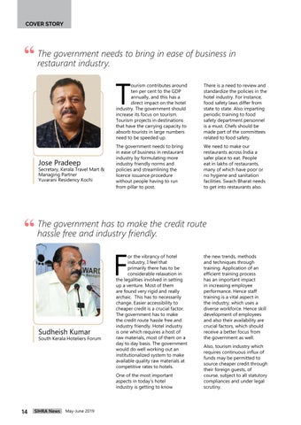 SIHRA News June 2019 第 14 页