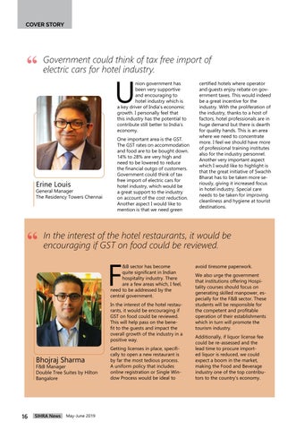 SIHRA News June 2019 第 16 页