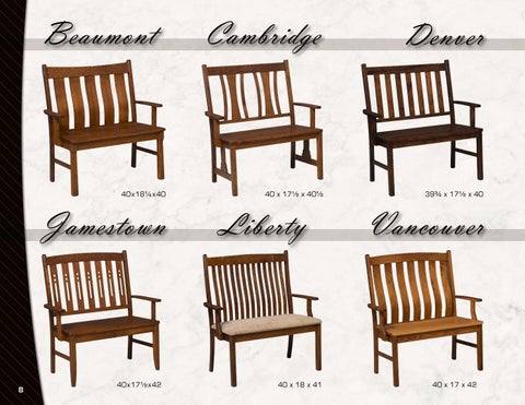 Amish Furniture Showcase Artisan Chairs 家具目录 第 8 页