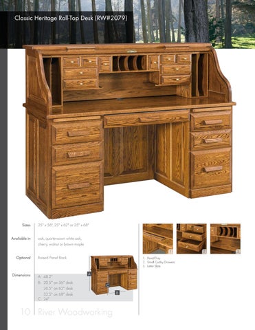 Amish Furniture Showcase 家具目录 · River Woodworking 第 10 页