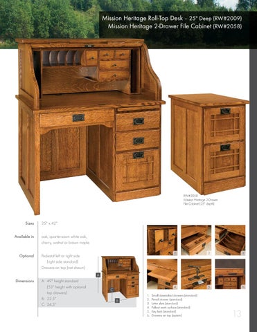 Amish Furniture Showcase 家具目录 · River Woodworking 第 13 页