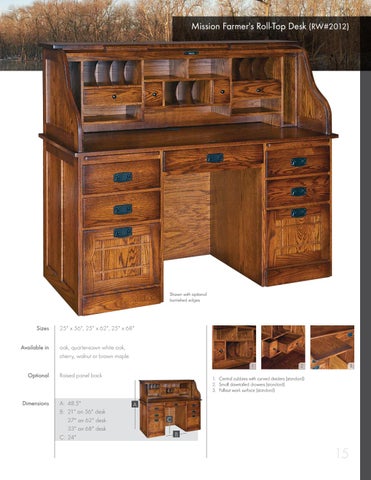 Amish Furniture Showcase 家具目录 · River Woodworking 第 15 页