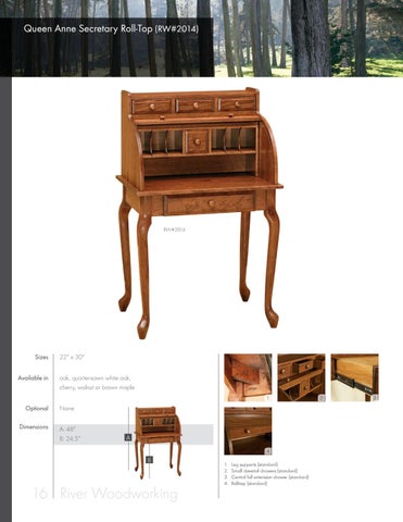 Amish Furniture Showcase 家具目录 · River Woodworking 第 16 页