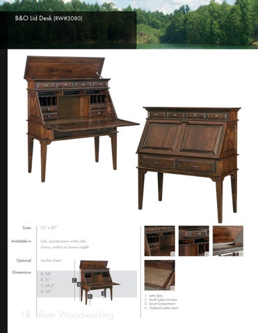 Amish Furniture Showcase 家具目录 · River Woodworking 第 18 页