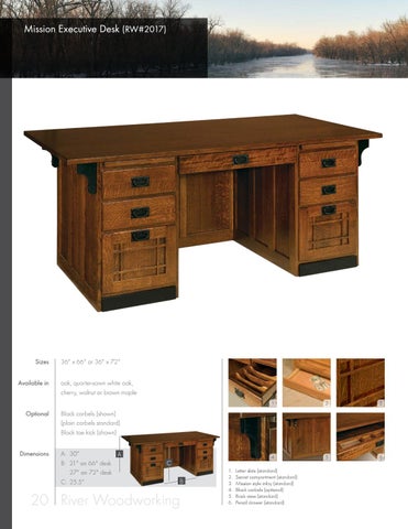 Amish Furniture Showcase 家具目录 · River Woodworking 第 20 页