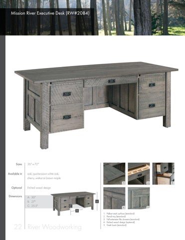 Amish Furniture Showcase 家具目录 · River Woodworking 第 22 页