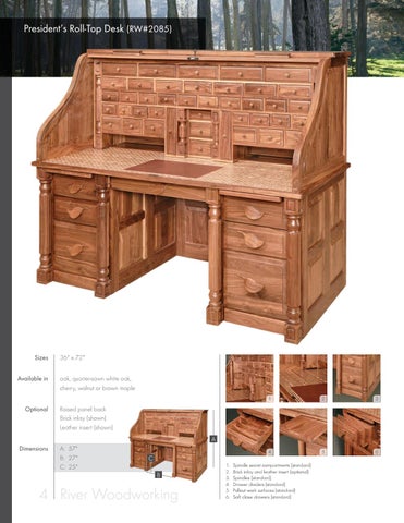 Amish Furniture Showcase 家具目录 · River Woodworking 第 4 页