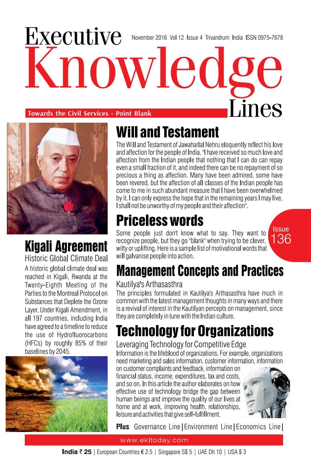 Executive Knowledge Lines - November 2016 by Metro MEDIA - Issuu