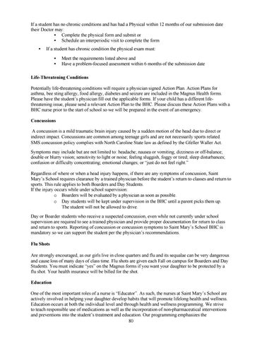Saint Mary's School Student-Parent Handbook 2019-20 by Saint Mary's ...
