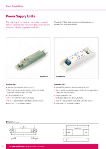 CP Electronics - OEM 灯饰 Controls 手册 期 5.2 第 20 页