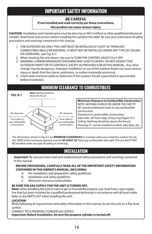 Milo Fire 桌 Instructions (OP-PECFT5836-MILO) 第 15 页