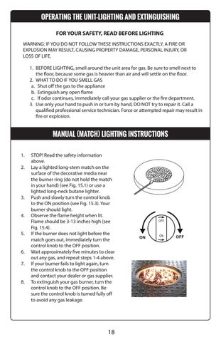 Milo Fire 桌 Instructions (OP-PECFT5836-MILO) 第 19 页