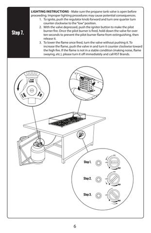 Milo Fire 桌 Instructions (OP-PECFT5836-MILO) 第 7 页
