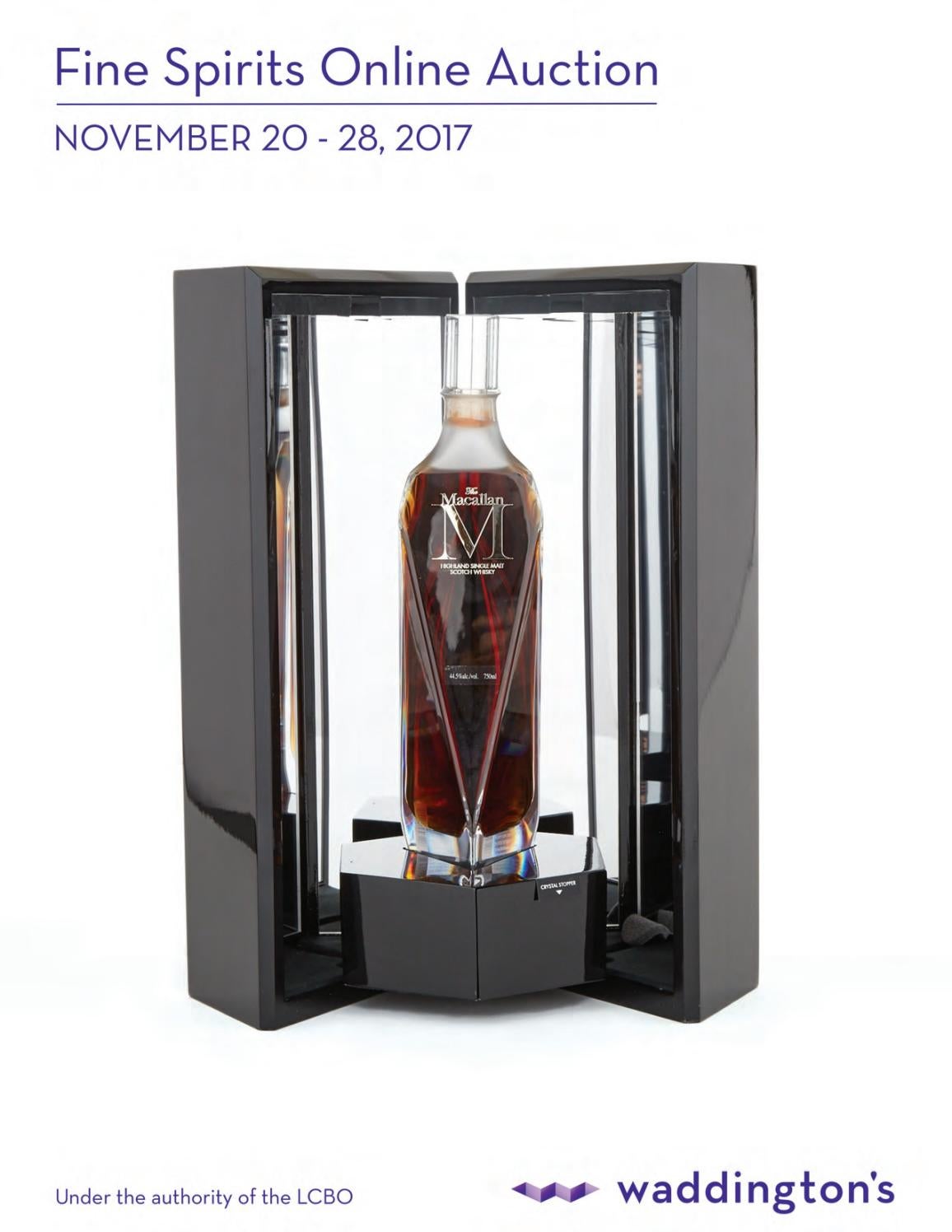 Fine Spirits Online Auction Nov 28 17 By Waddingtons Issuu