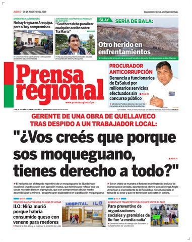 PR_20190808 by Diario La Prensa Regional - Issuu