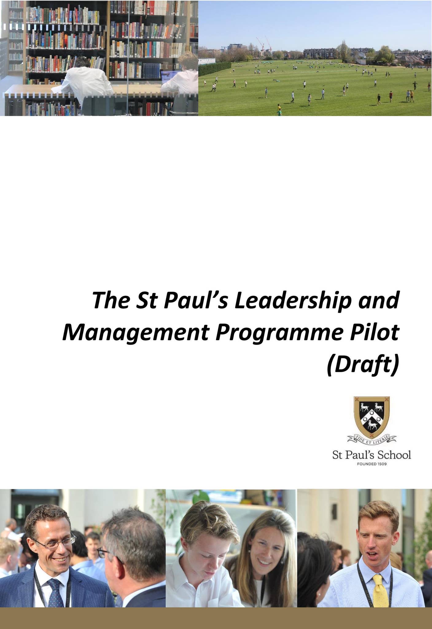 The St Paul’s Leadership and Management Programme Pilot (Draft) by St ...