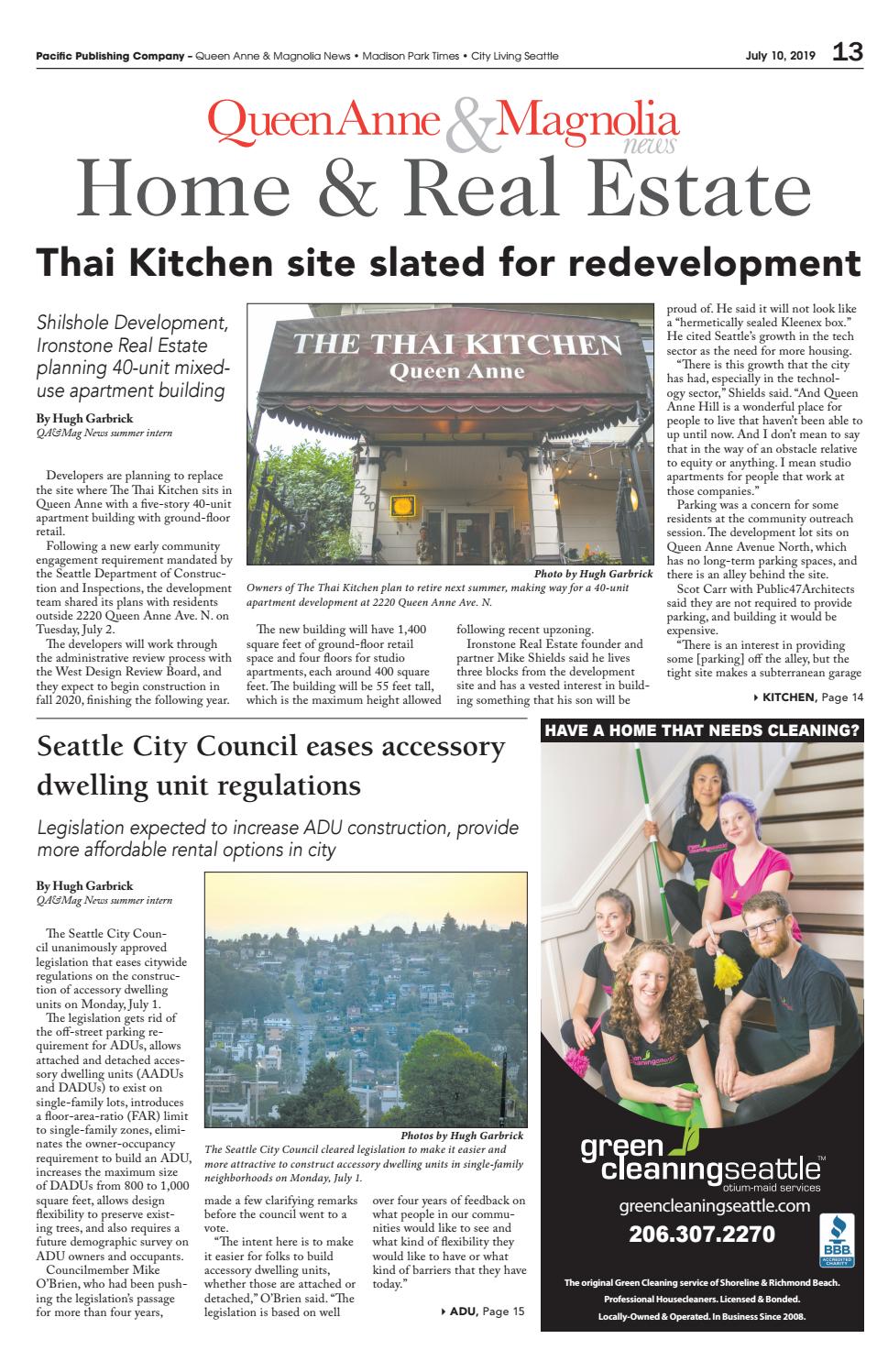 Queen Anne & Magnolia Real Estate July 2019 by Pacific Publishing