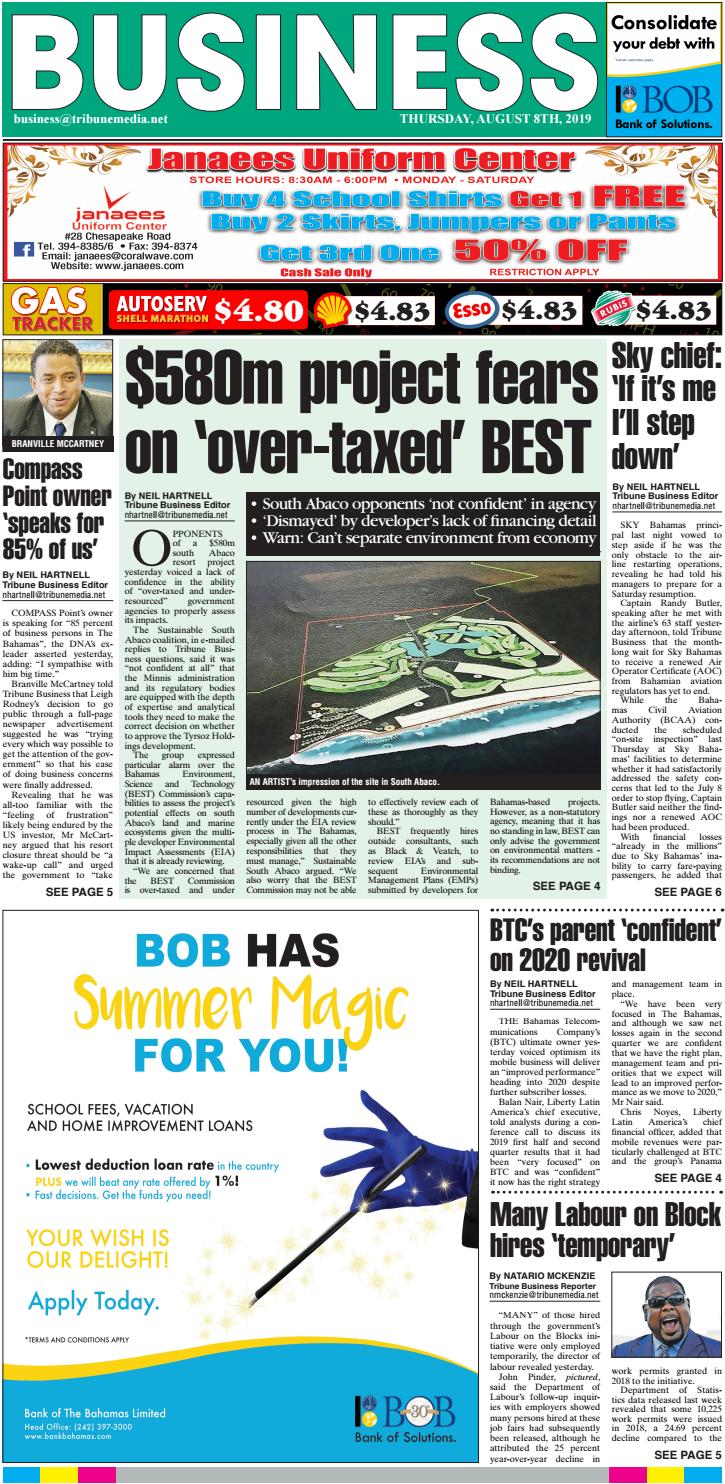 08082019 Business By Tribune242 Issuu 08082019 Business By Tribune242 Issuu