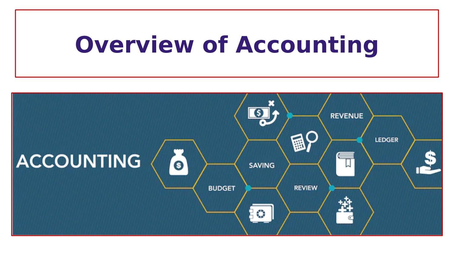 Overview of Accounting by Akanksha Issuu