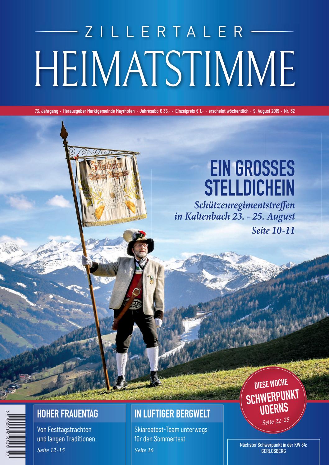 Zillertaler Heimatstimme Ausgabe 32 19 By Zillertaler Heimatstimme Issuu