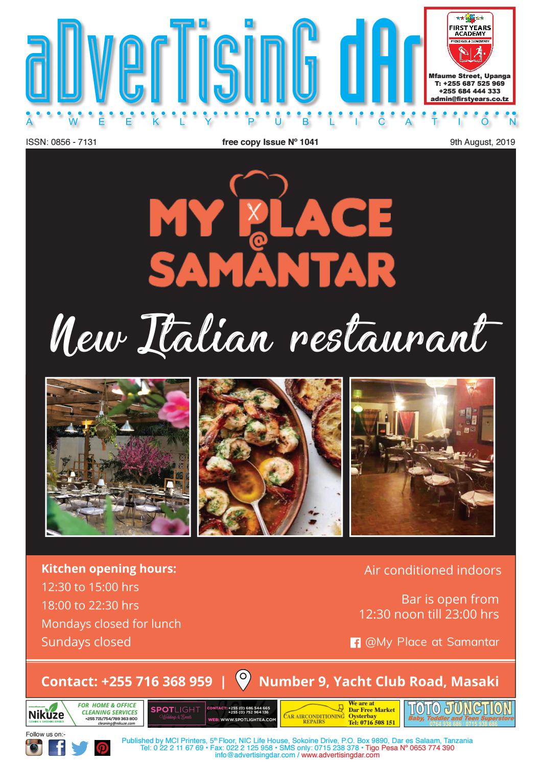 Advertising Dar Issue Nº 1041 9th August 2019 By Advertising Dar