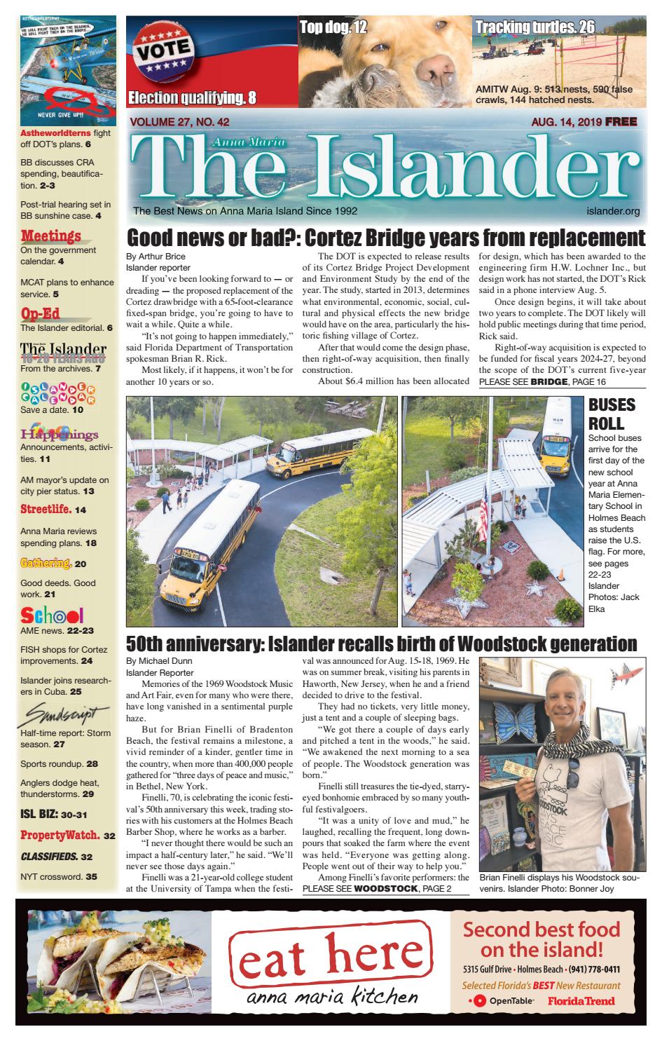 The Islander Newspaper E-Edition: Wednesday, Aug. 14, 2019 by The Anna