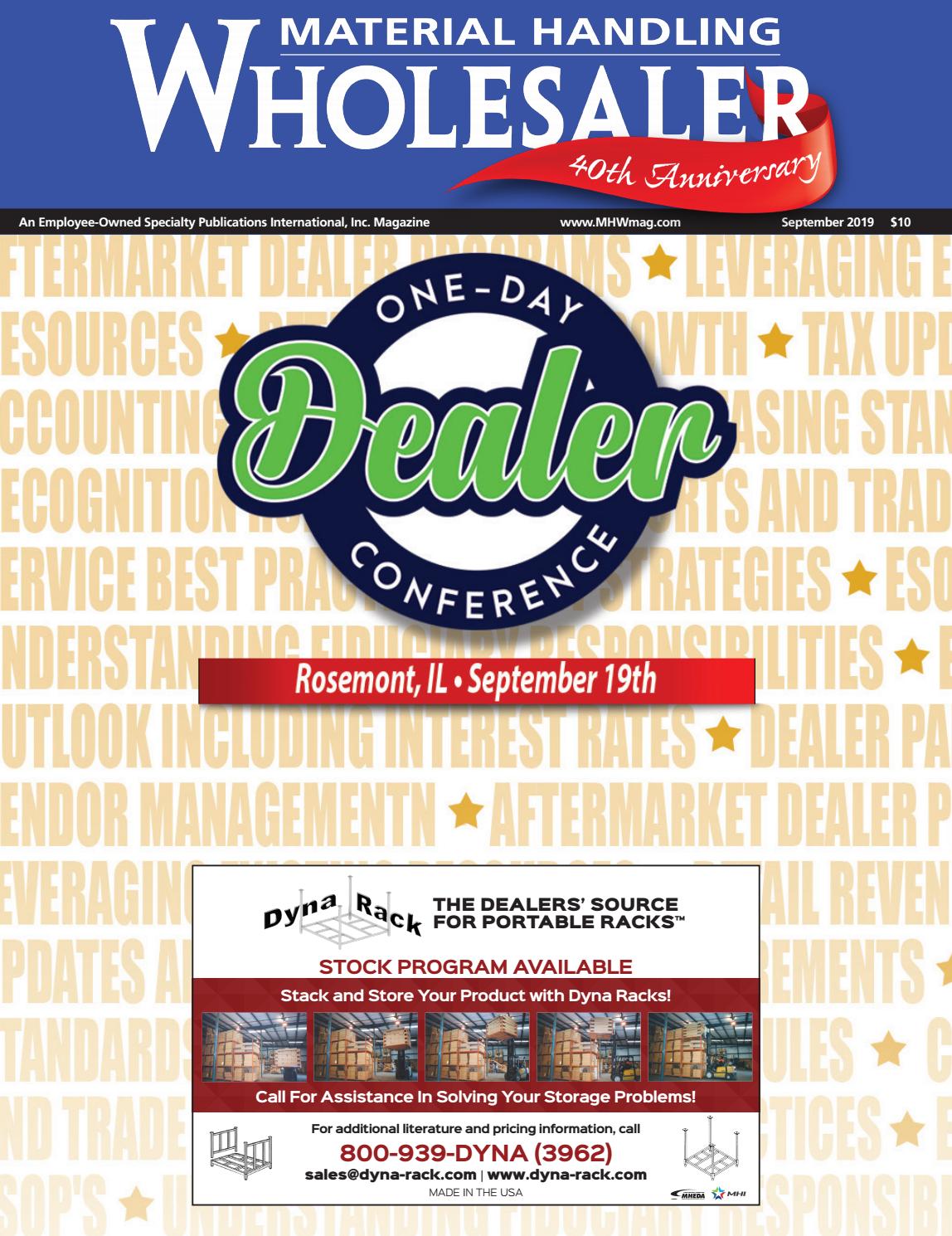 September 2019 Material Handling Wholesaler by Material Handling