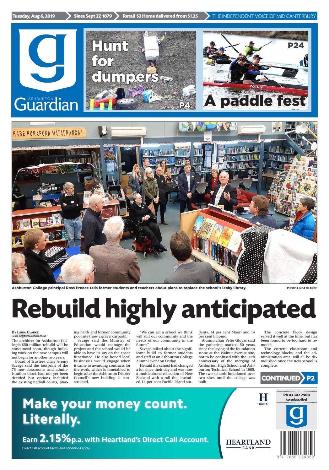 Ashburton Guardian, Tuesday, August 6, 2019 by Ashburton Guardian